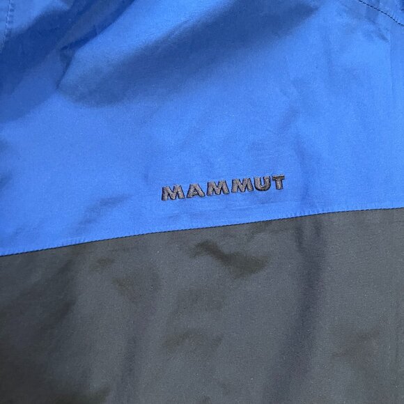 MAMMUT Men’s Gore-Tex Wenaha Jacket Hooded Blue Waterproof Rain Coat XL - Picture 4 of 16